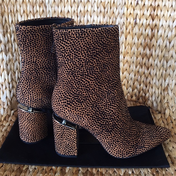 alexander wang leopard booties
